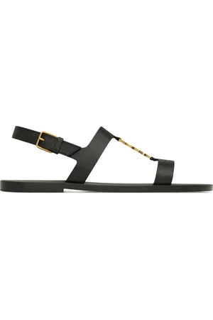 Saint Laurent CASSANDRE SANDALS IN SMOOTH LEATHER