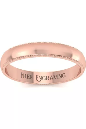 SuperJeweler 18K (2.6 g) 3MM Milgrain Ladies & Men's Wedding Band