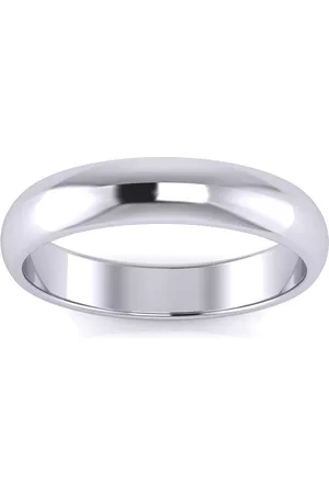 SuperJeweler Unisex 925 Sterling 4MM Thumb Ring w/ Free Engraving