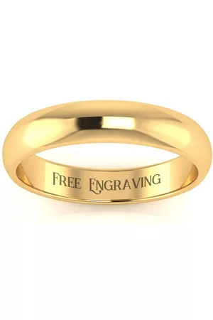 SuperJeweler Thumb Rings | 14K (3.8 g) 4MM Ladies & Men's Thumb Ring w/ Free Engraving