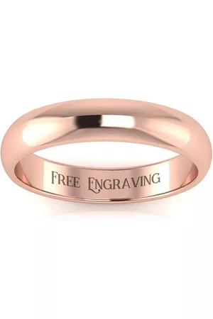 SuperJeweler Thumb Rings | 14K (2.9 g) 4MM Ladies & Men's Thumb Ring w/ Free Engraving