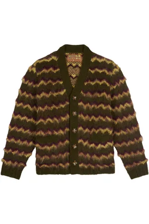 Brain Dead Cardigan With Logo