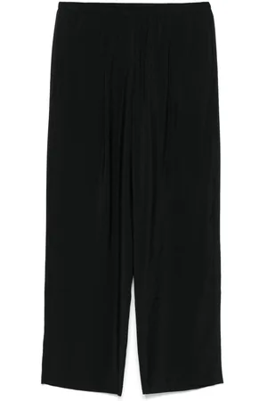 ALYSI Cotton Blend Wide-leg Trousers