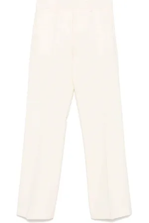 ALBERTO BIANI Wool Flared Trousers