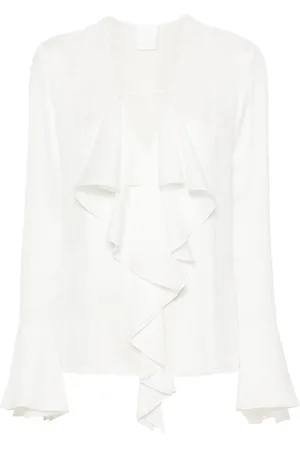 Givenchy Silk Ruffled Blouse
