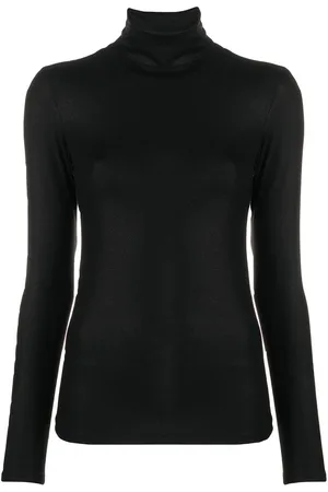 Majestic Lurex High-Neck Sweater
