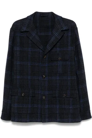 Finamore Wool Single-Breasted Jacket