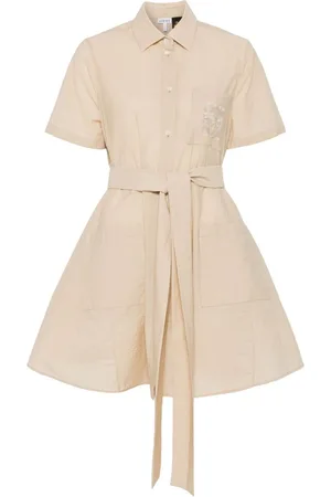Loewe Cotton Blend Chemisier Dress
