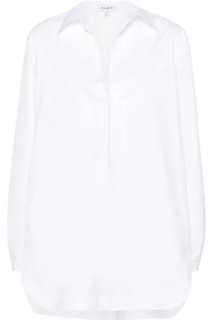 Alaïa Cotton Chemisier Mini Dress