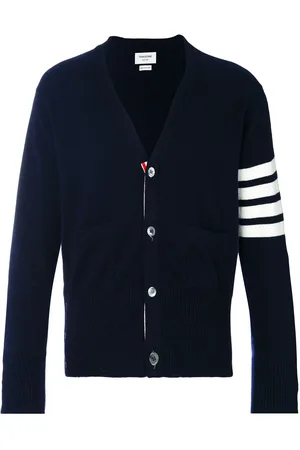 Thom Browne 4Bar Cashmere Cardigan