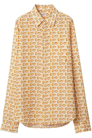 Burberry Printed Silk Shirt
