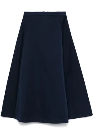 add Flared Midi Skirt