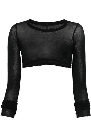 Rick Owens Organic Cotton Cropped Top