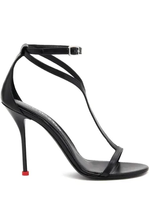 Alexander McQueen Leather Heel Sandals