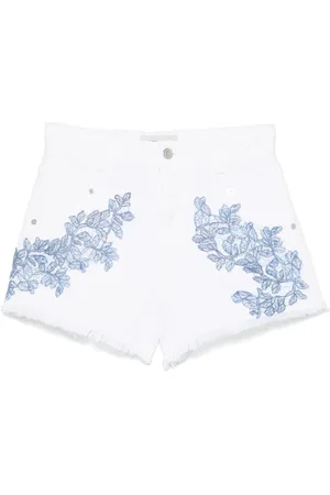 ERMANNO SCERVINO Embroidered Cotton Shorts