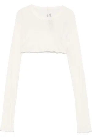 Rick Owens Cotton Cropped Top