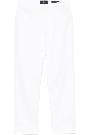 7 for all Mankind Calie Straighnt Cropped Jeans