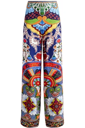 ALICE+OLIVIA Athena Printed Trousers