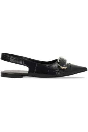 Givenchy Voyou Leather Slingback Ballets