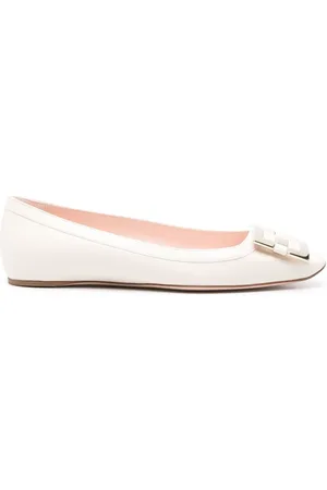 Roger Vivier Trompette Leather Ballet Flats