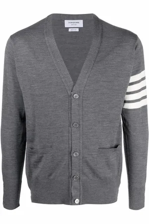 Thom Browne 4Bar Wool Cardigan