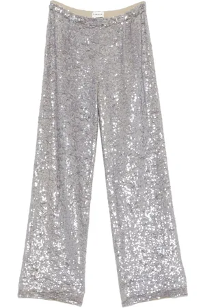 PAROSH Gong Sequined Trousers