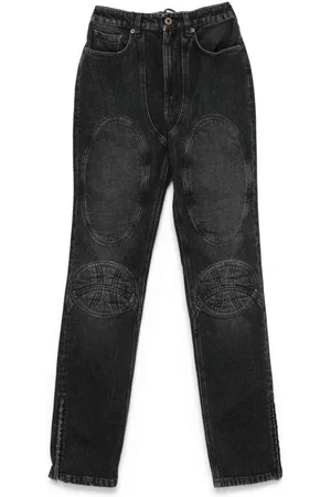 Jean Paul Gaultier Padded Deatils Denim Jeans