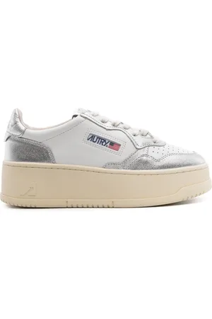 Autry Platform Low Leather Sneakers