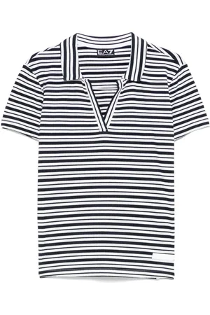 EA7 Striped Polo Shirt