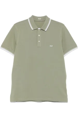 FAY Contrasting Collar Polo