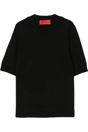FARFETCH Silk And Cashmere Blend Half-Sleeve Sweater