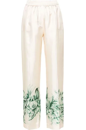 F.R.S For Restless Sleepers Silk Printed Trousers