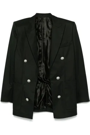 Balmain Cotton Jacket With Buttons