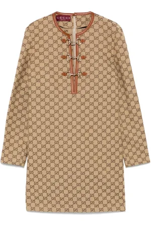 Gucci Gg Cotton Midi Dress