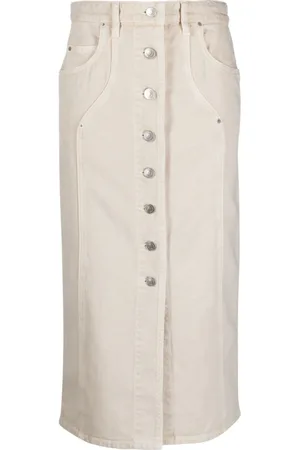 Marant Etoile Vandy Denim Midi Skirt