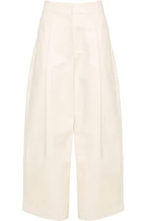 STUDIO NICHOLSON Cotton Wide Leg Trousers