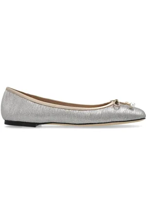 Jimmy Choo Elme Flat Leather Ballet Flats