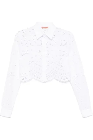 ERMANNO SCERVINO Lace Cropped Shirt