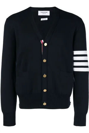Thom Browne Rwb Cotton Cardigan