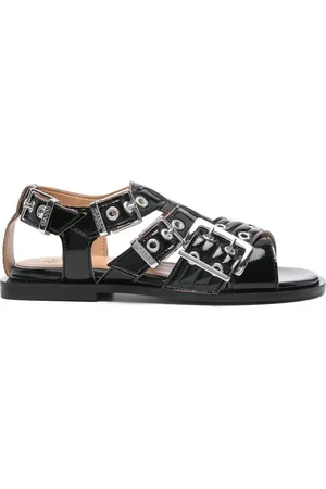 Ganni Feminine Buckle Sandals