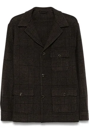 Finamore Wool Single-Breasted Jacket
