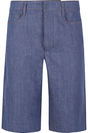 Max Mara Linen And Cotton Blend Bermuda Shorts