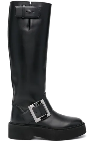 Roger Vivier Viv Rangers High Leather Boots