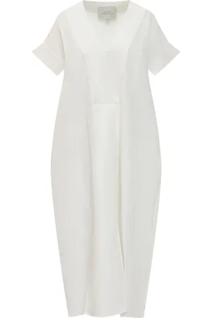 STUDIO NICHOLSON V-Necked Long Dress