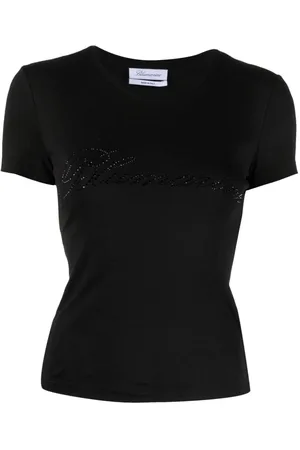 BLUMARINE Logo Cotton T-Shirt