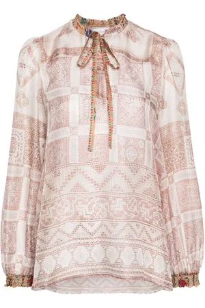 PIERRE-LOUIS MASCIA Printed Silk Shirt