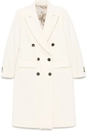 ALBERTO BIANI Wool Double-Breasted Coat