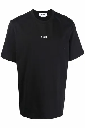 Msgm Cotton T-Shirt With Logo