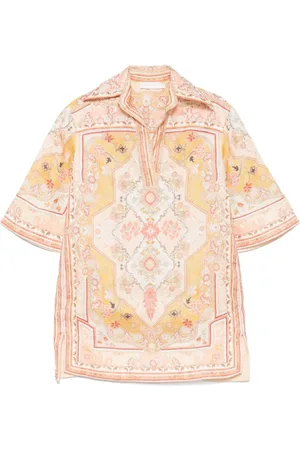 ZIMMERMANN Wylie Printed Linen Tunic