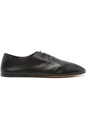 The Row Leather Lace-Up Shoes